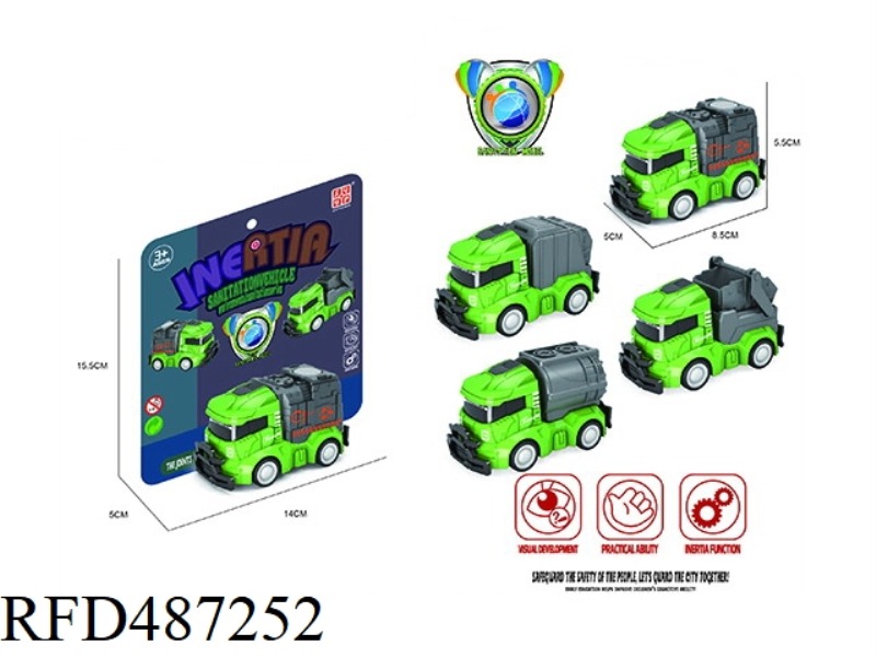 INERTIAL SANITATION TRUCK