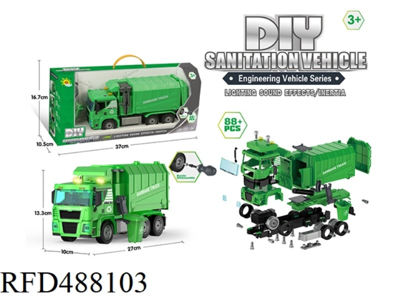 ACOUSTO-OPTIC,INERTIAL,DISASSEMBLY,ENGINEERING,VEHICLE,(88PCS,SANITATION,VEHICLE)