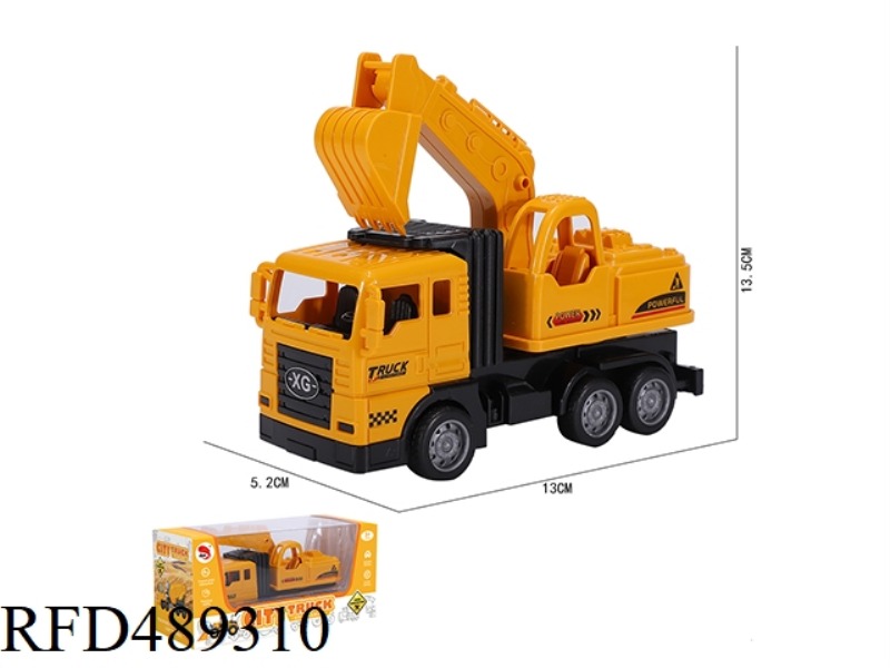 INERTIAL SIMULATION ENGINEERING VEHICLE EXCAVATING VEHICLE