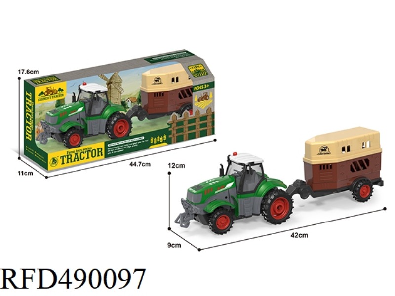 FARMER'S CAR + LIVESTOCK TRAILER