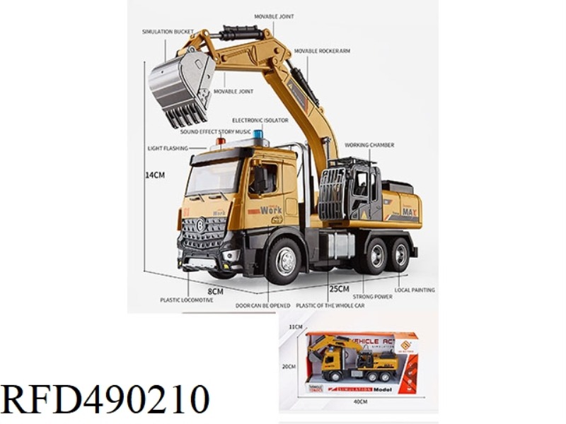 MULTIFUNCTIONAL PLASTIC ENGINEERING EXCAVATOR MODEL