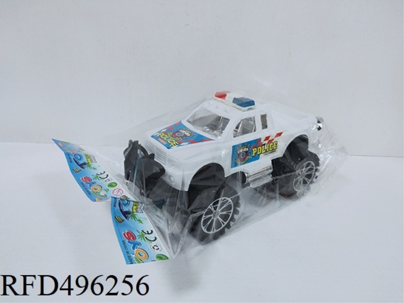 SOLID COLOR INERTIAL POLICE CAR