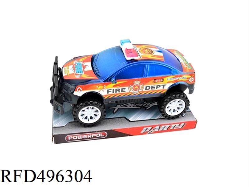 INERTIAL FIRE POLICE CAR