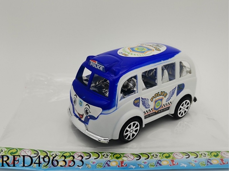 CARTOON BUS POLICE CAR