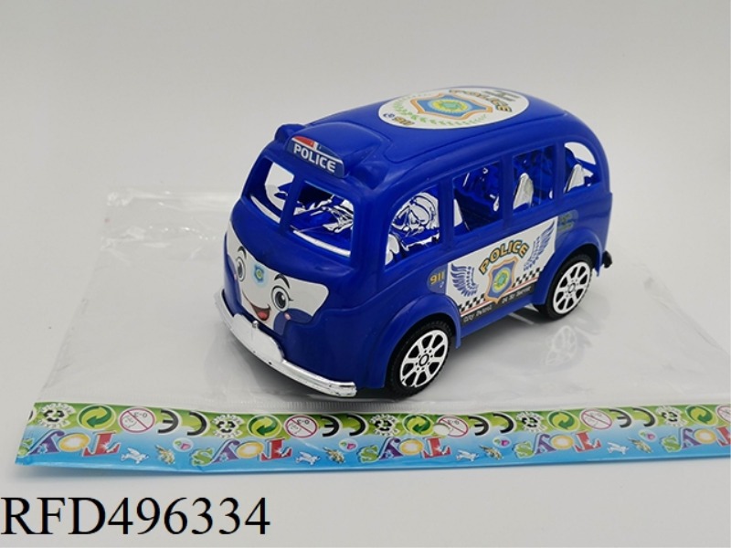 CARTOON BUS POLICE CAR