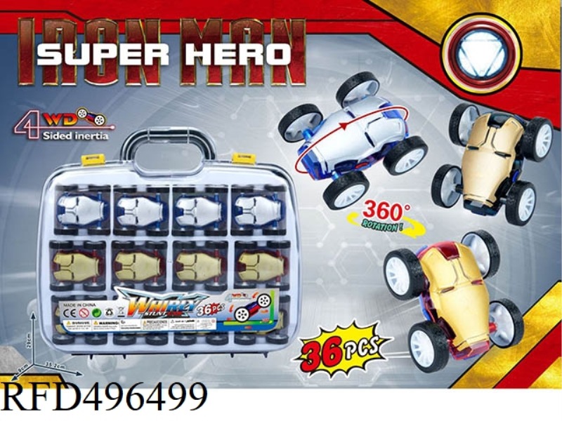 IRON MAN TWO-SIDED FOUR-WHEEL DRIVE INERTIA 36PCS