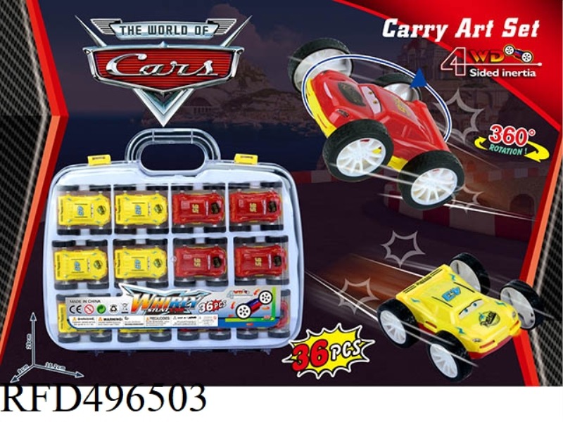 THERE ARE 36 DOUBLE-SIDED INERTIA DUMP TRUCKS/BOX