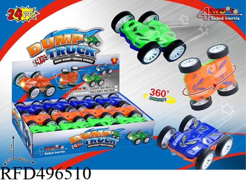 AUTOMOBILE DOUBLE-SIDED INERTIA DUMP TRUCK 24PCS/ BOX