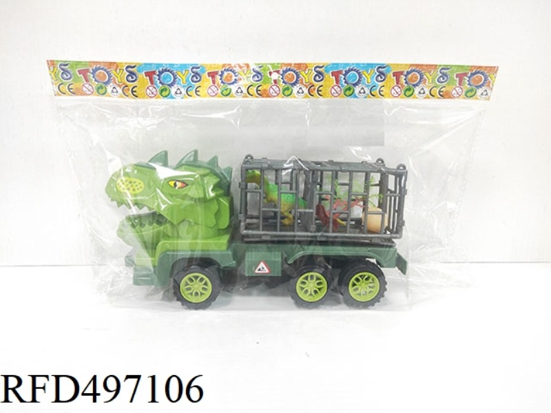 INERTIAL ENGINEERING VEHICLE DINOSAUR ANIMAL CAGE
