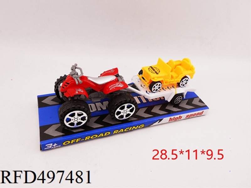 THE INERTIA CAR TOWED THE JEEP
