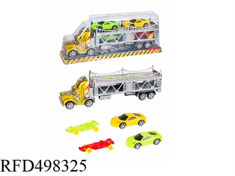 SPRAY PAINTED INERTIA DOUBLE-DECKER TRACTORS