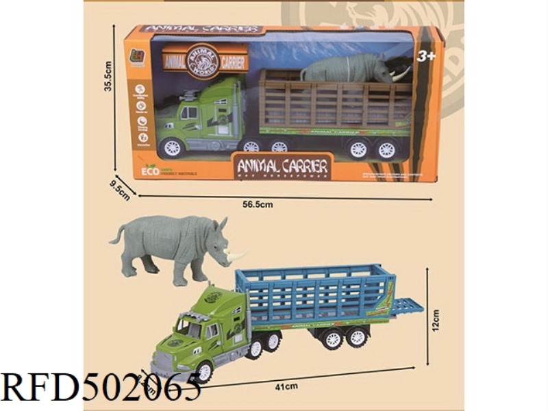 INERTIAL TOW TRUCKS TOW ANIMAL PENS