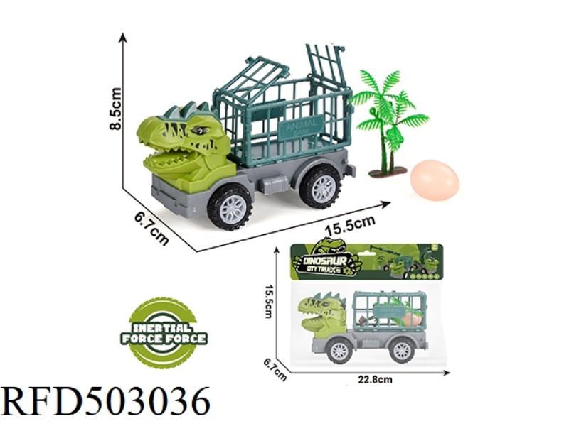INERTIA DINOSAUR TRAILER + TREE + EGG