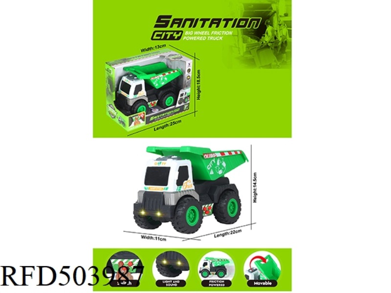 INERTIAL SANITATION ANTI-BUCKET (WITH LIGHT AND SOUND)