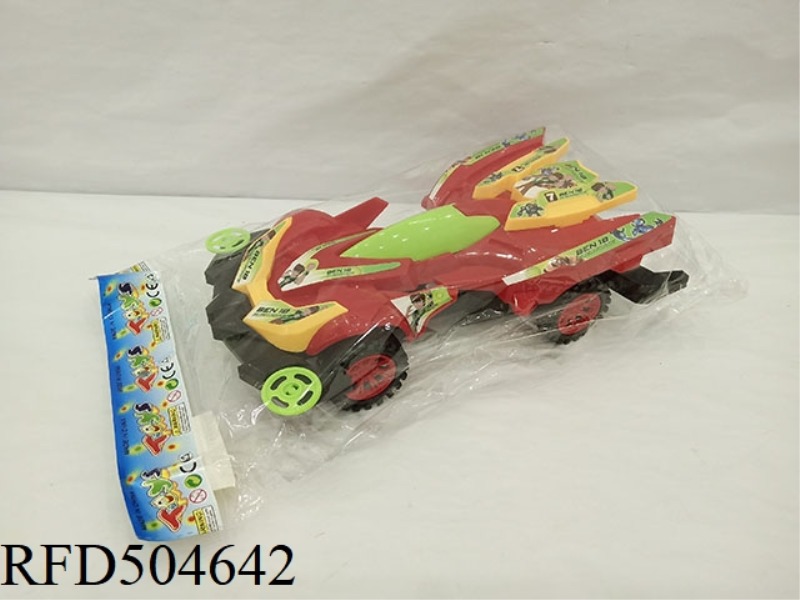 INERTIAL FOUR-WHEEL-DRIVE RACING CAR (RED, GREEN, YELLOW)