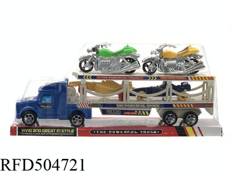 DOUBLE INERTIA TRACTORS HARLEY MODEL FLATBED