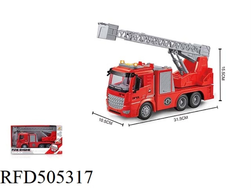 INERTIAL FIRE TRUCK WITH LIGHTS AND MUSIC