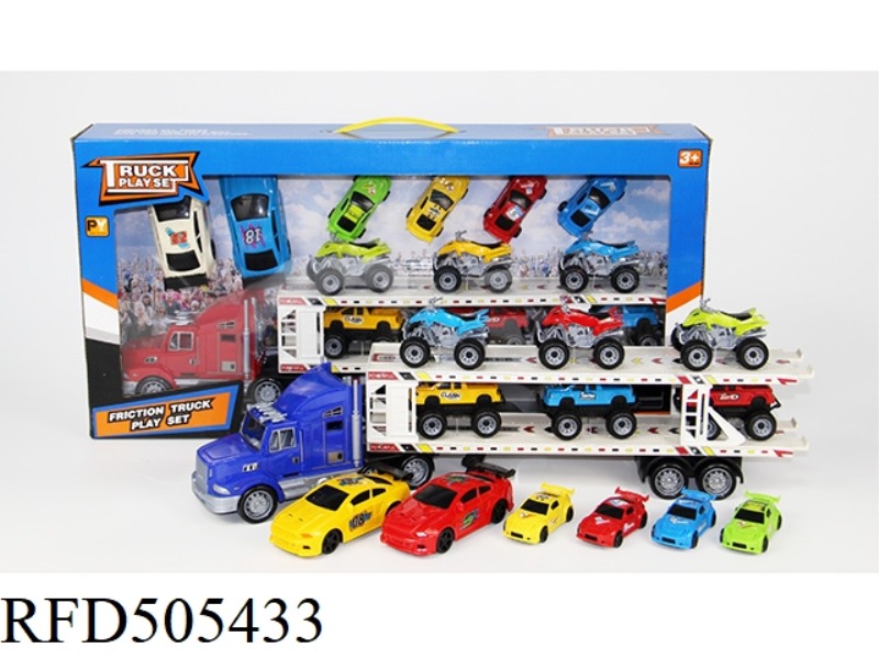 BIG INERTIAL TRAILER WITH 12 CARS