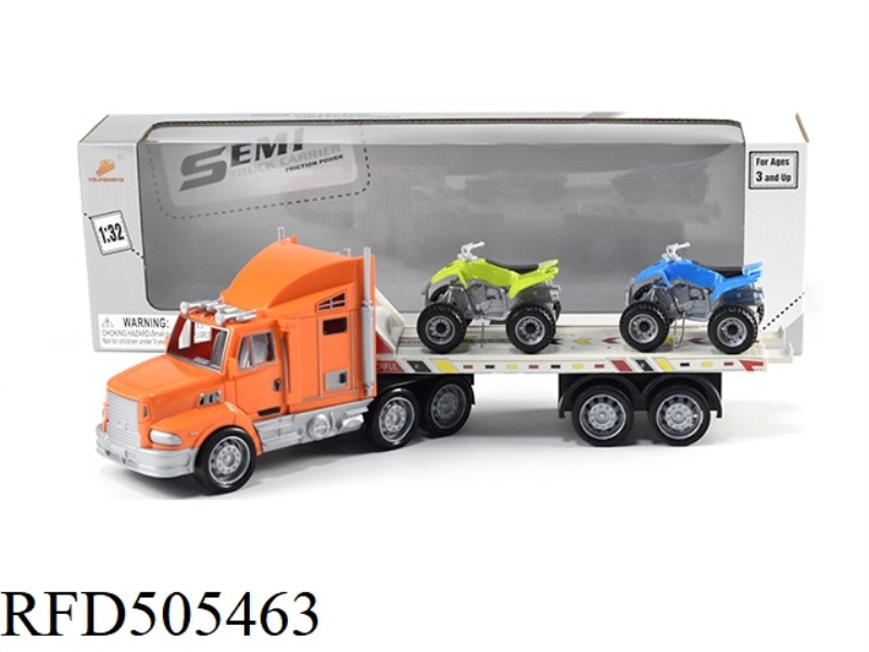 INERTIA TRAILER (TOWING 2 BEACH MOTORCYCLES)