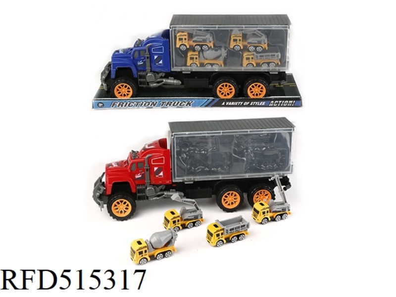 INERTIA TRACTOR CAR TOWING 4 WORKS (PLASTIC)
