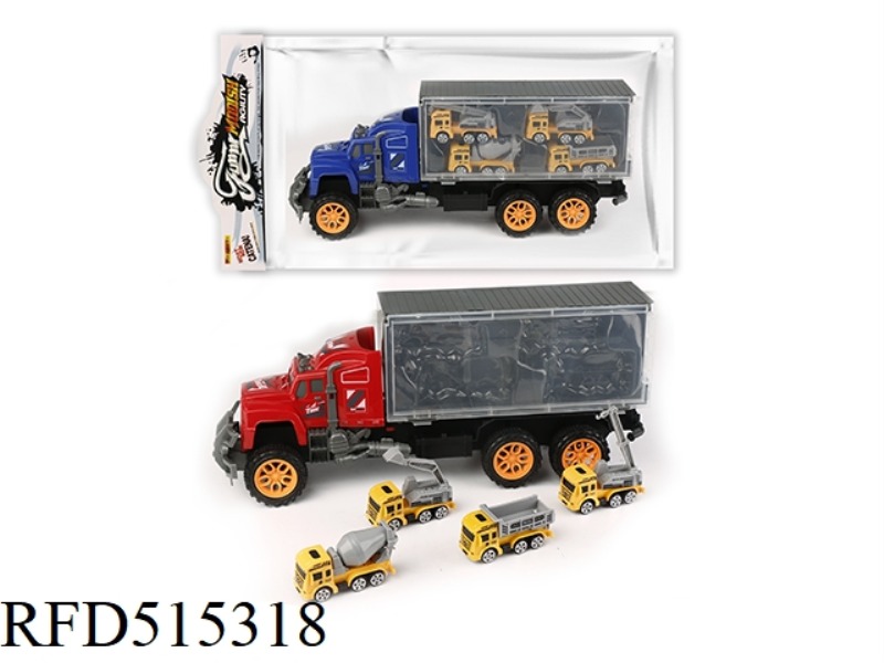 INERTIA TRACTOR CAR TOWING 4 WORKS (PLASTIC)