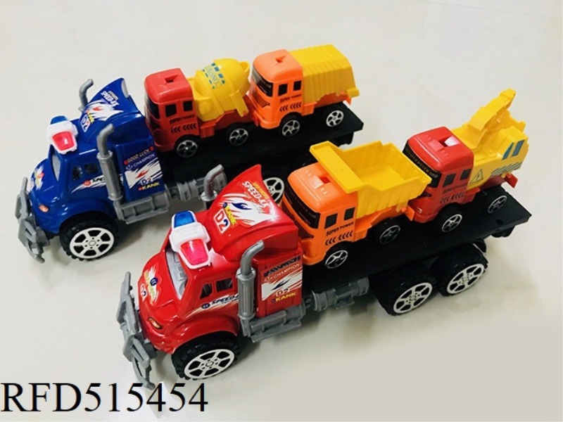 INERTIA TRACTOR TOWED 2 ENGINEERING VEHICLES