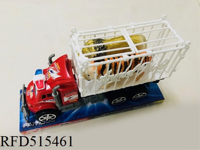 INERTIA TRACTOR TRAILING TIGER LEOPARD