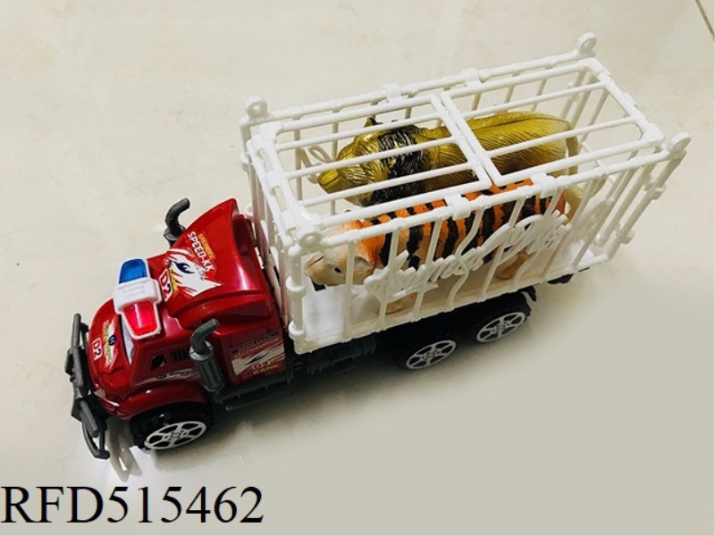 INERTIA TRACTOR TRAILING TIGER LEOPARD