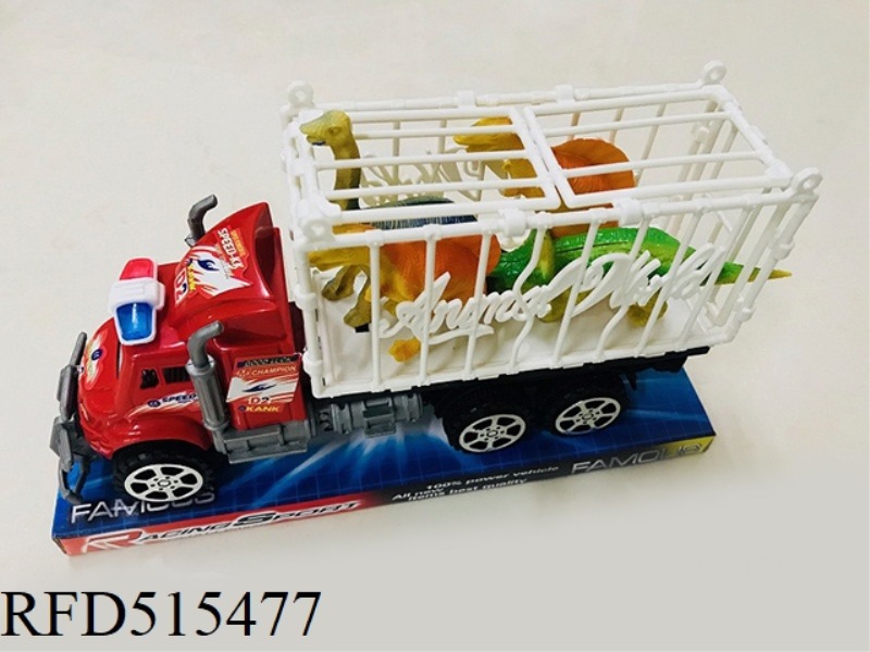INERTIA TRACTOR TOWS 4 DINOSAURS