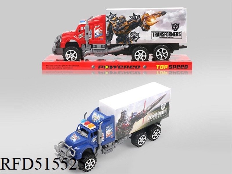 THERMAL TRANSFER OF INERTIA TRANSFORMERS CONTAINER TRUCK