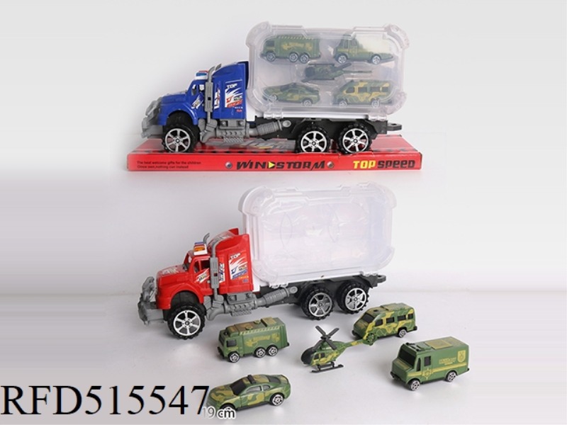INERTIAL VEHICLE STORAGE BOX CONTAINS 4 MILITARY VEHICLES + AIRCRAFT