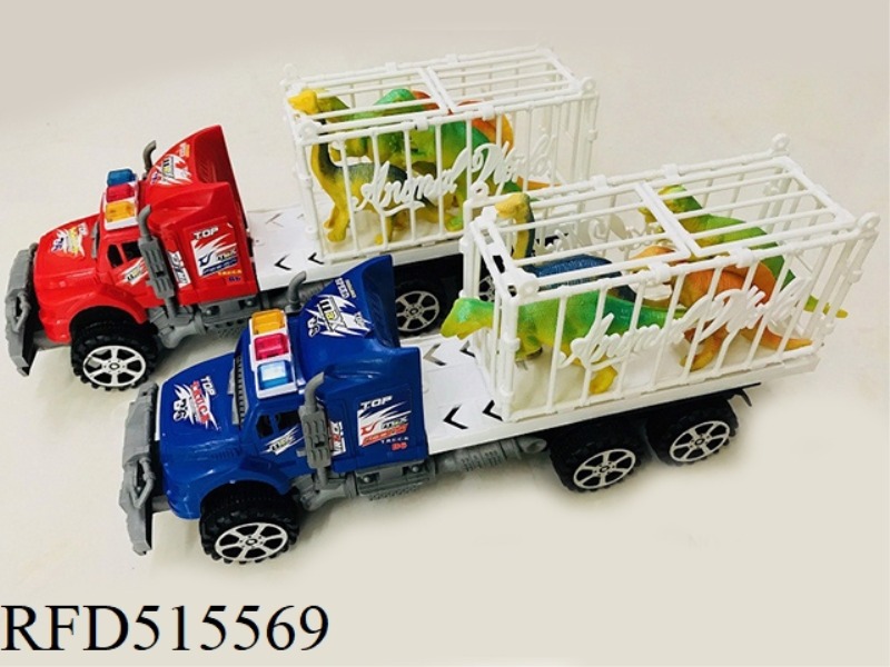 INERTIA TRACTOR TOWED ANIMAL COLUMN 4 DINOSAURS