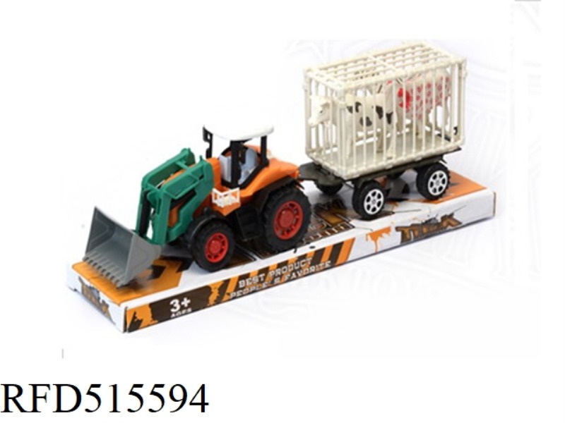 THE INERTIA FARMER'S CAR TOWS CATTLE, HORSES AND SHEEP.