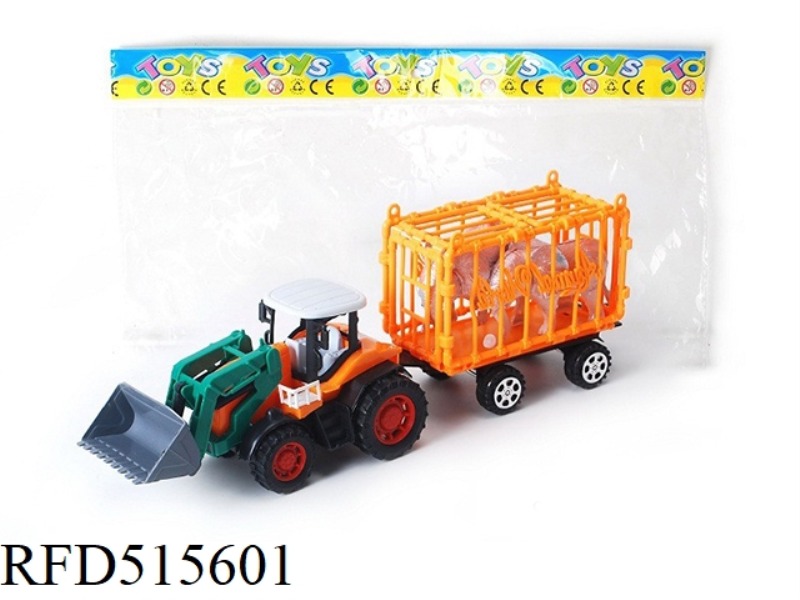 INERTIA FARMER'S CAR TOWS 2 ELEPHANTS