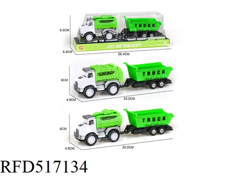 INERTIAL SANITATION VEHICLE TRAILER