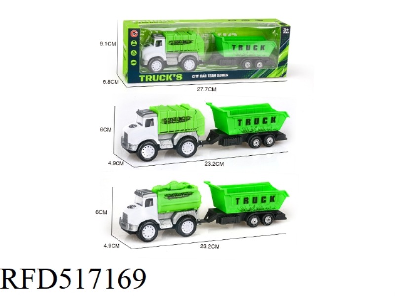 INERTIAL SANITATION VEHICLE TRAILER