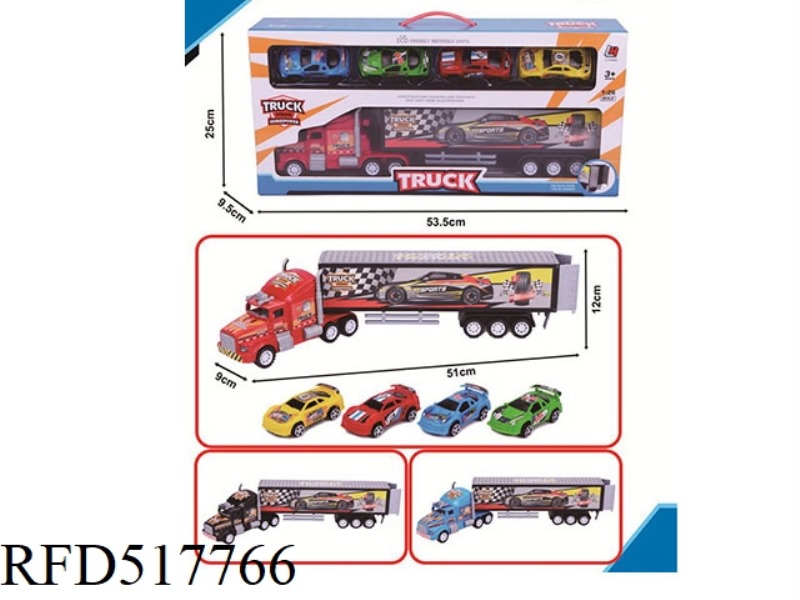 INERTIAL TRAILER CONTAINER TRUCK