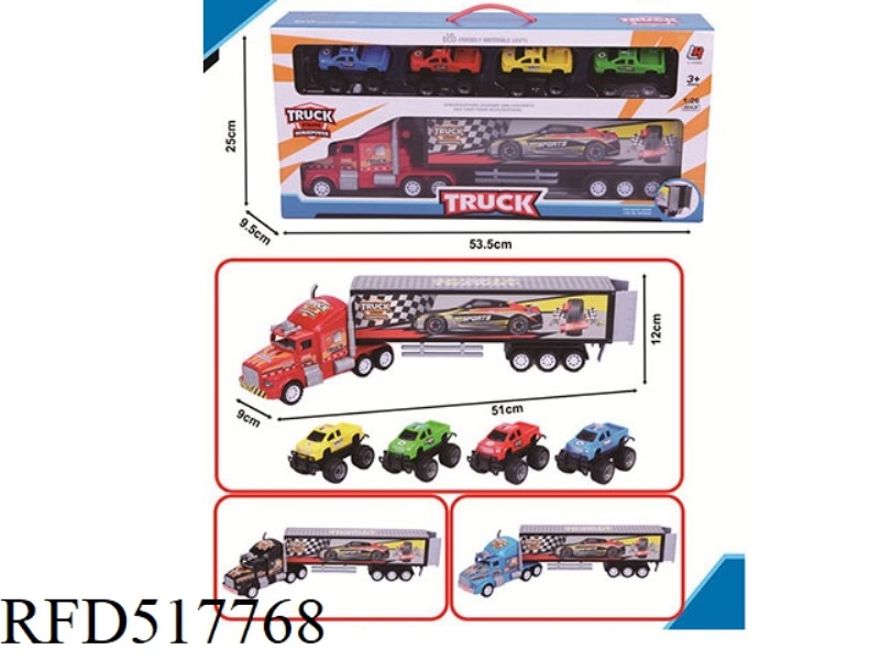 INERTIAL TRAILER CONTAINER TRUCK