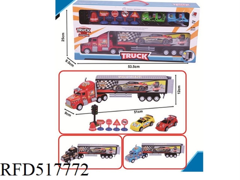 INERTIAL TRAILER CONTAINER TRUCK