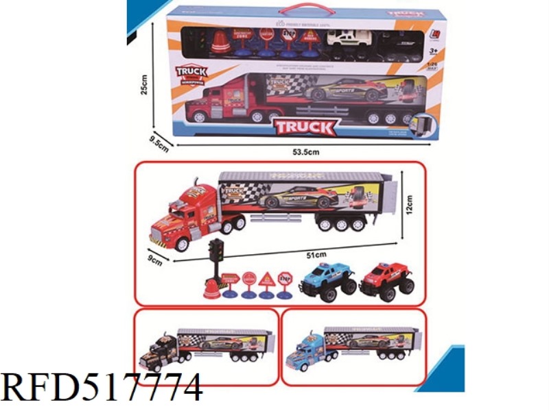 INERTIAL TRAILER CONTAINER TRUCK