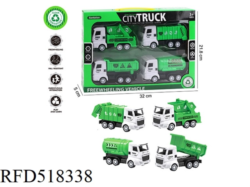 FOUR ABS INERTIAL SANITATION VEHICLE SIMULATION VEHICLES