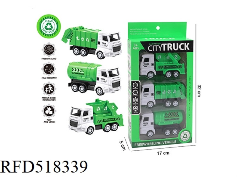 THREE ABS INERTIAL SANITATION VEHICLE SIMULATION VEHICLES