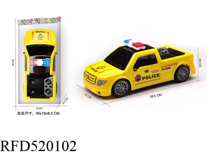 1:18 INERTIA TAXI HEAD POLICE CAR