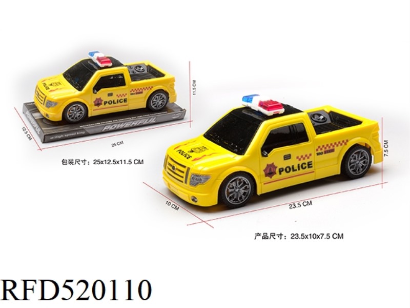1:18 INERTIA TAXI HEAD POLICE CAR