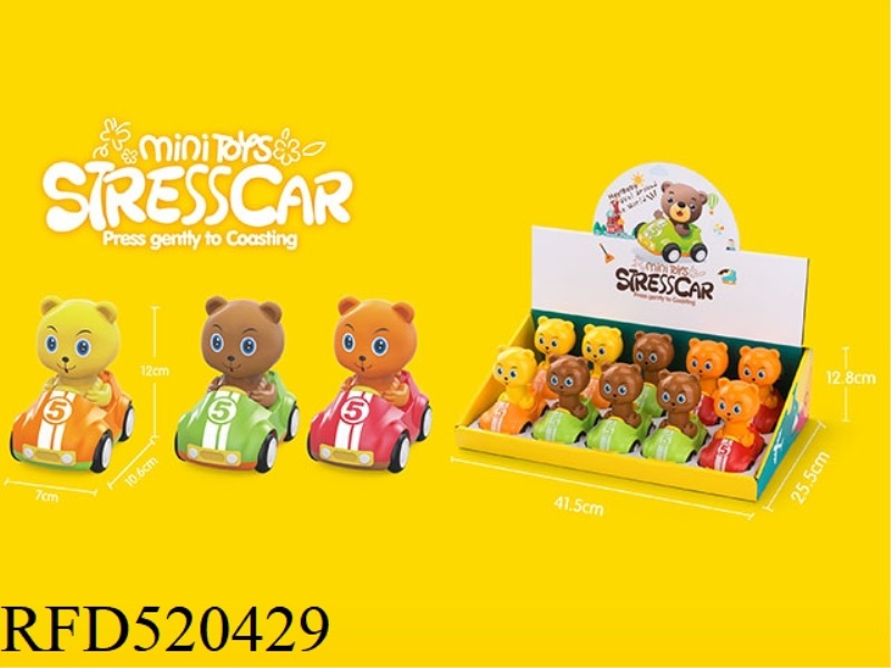 FOUR WHEEL BEAR INERTIAL PRESSURE CAR