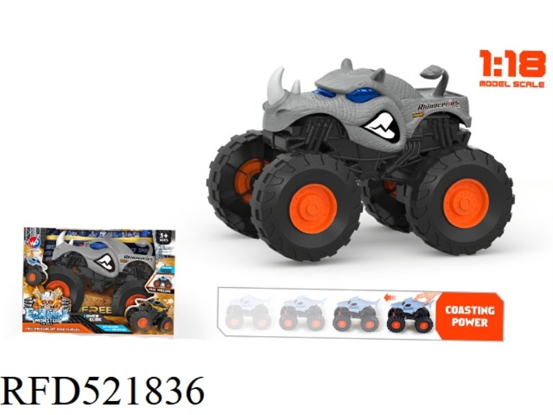 1:18 HOT WHEELS RHINO INERTIAL CAR
