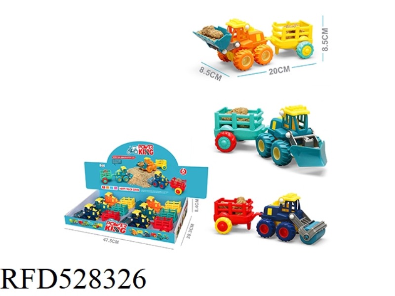 INERTIAL BELT BUCKET ENGINEERING CAR 6PCS