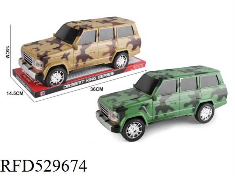 1:12 MIDDLE EAST CLASSIC TOYOTA RAND COOL LUZE INERTIAL SLIDING FIRE SIMULATION POLICE CAR BLACK WIN