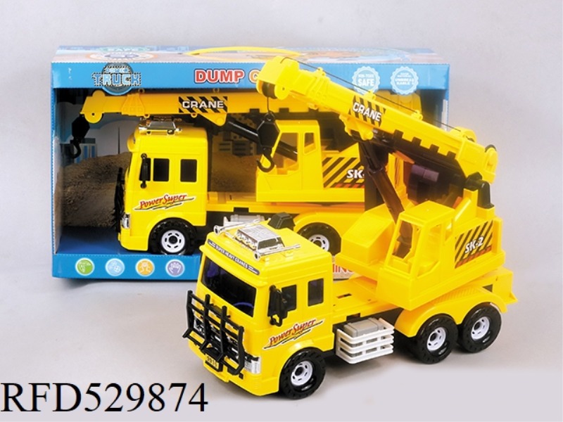 Urban engineering vehicle-heavy crane