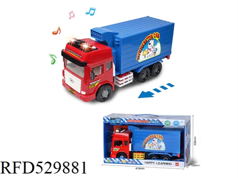 Lighting, sound-city freezer car